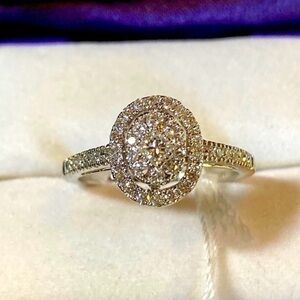 Dimond ring “double oval” wedding engagement anniversary proposal any occasion